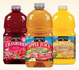 4 FREE Bottles of Langers Juice (Select States) - I Crave Freebies