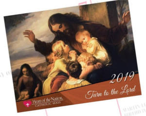 FREE 2019 Heart of the Nation Catholic Art Calendar I Crave Freebies