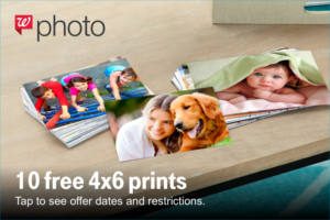 10 FREE 4x6 Prints at Walgreens