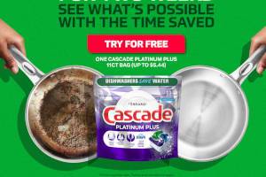 FREE Cascade Platinum Plus Dishwasher Detergent