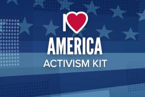 FREE I Love America Activism Kit for Conservative Students