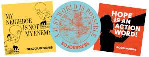 FREE Sojourners Stickers